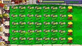 Plants vs Zombies • 35 Gatling Peashooter vs Zombies • Survival Day Full Walkthrough HD [upl. by Fotzsyzrk248]