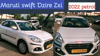 Maruti swift Dzire Zxi 2022 model petrol  EMI avilbile  loan available [upl. by Stoneman]