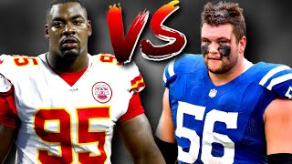 Quenton Nelson vs Chris Jones 2022  OL vs DL Matchup [upl. by Happy]