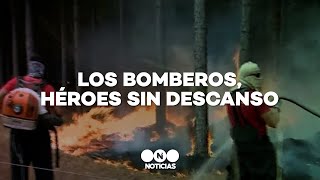 BOMBEROS HÉROES SIN DESCANSO dejan todo y luchan contra el fuego en Corrientes  Telefe Noticias [upl. by Hildie674]