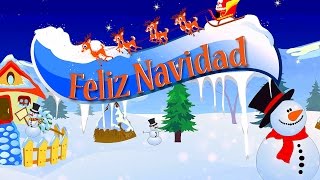 Feliz Navidad  Full Carol With Lyrics  Best Christmas Carols For Kids [upl. by Noyar]