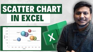 How to Make Scatter Charts in Excel Basics Smooth Lines Markers Straight Lines amp Bubble Charts [upl. by Fiel661]