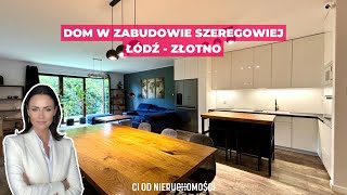 Dom w zabudowie szeregowej na sprzedaż  Łódź  Biuro Nieruchomości Łódź ciodnieruchomosci [upl. by Nilloc243]