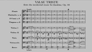 Valse triste Sibelius op44 Score [upl. by Adnil]