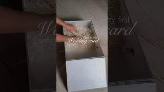 My wedding card 💖 weddingcard bridetobride weddingvlog shadikityari [upl. by Aneelas]