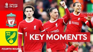 Liverpool v Norwich City  Key Moments  Fourth Round  Emirates FA Cup 202324 [upl. by Iaj]