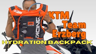 KTM Team Erzberg Hydration Backpack Unboxing [upl. by Suolekcin458]