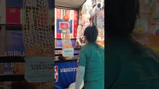 인형 뽑기 자유투 농구 8개 중 7골 성공 Street Carnival Basketball Arcade Game [upl. by Jacie]