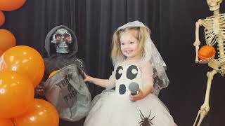 3YearOld Angelica Sings quotGhostbusterquot  Popular Halloween Song [upl. by Gathard]