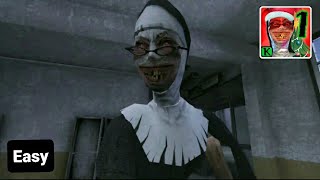 Evil Nun Horror In The School  Easy Mode  Main Door Escape  Full Gameplay  Gameplay Walkthrough [upl. by Nairda]