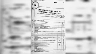 Tybcom sem 5  Direct tax  Deduction to be made in computing Total income  Sheth publication notes [upl. by Eldrid]