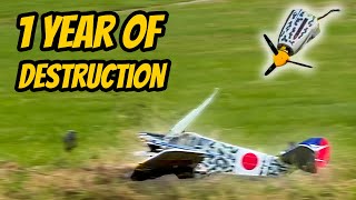 Our WORST RC Plane Crashes 2023 [upl. by Lowndes]