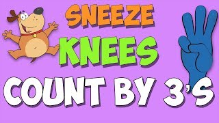 Count By 3s Song Squeeze Your Knees [upl. by Brittany]