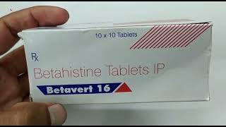 Betavert 16 Tablet  Betahistine 16 mg tablet ip uses  Betavert 16 mg tablet Uses Side effects [upl. by Nednal]