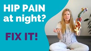 Hip Pain at Night Causes and solutions for lateral hip pain and groin pain lying on your side [upl. by Hakeber799]