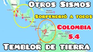 Temblor de tierra de 54 en Colombia [upl. by Ysak]