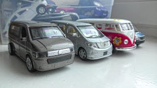 Minivans Diecast and Other Cars from the Box [upl. by Ereynihc]