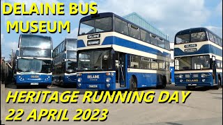 Delaine Bus Museum Heritage Running Day 22 April 2023 [upl. by Lilah]