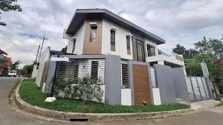 P135M  Corner House and lot for Sale in Cupang Antipolo near Champaca Marikina Heights Flood Free [upl. by Acenom]