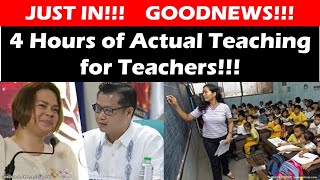 JUST IN GOODNEWS 4 Hours of Actual Teaching for Teacherswildtvoreg depedlatestupdate deped [upl. by Tacy]