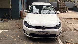 VW eGolf 7 2016 review and test drive [upl. by Ayerf566]