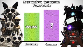 Zoonomaly Vs Cameraman Power Level 🔥 [upl. by Ecirehc4]