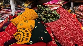 Bandhani Saree Sale is live Ghoomar Saree book 9586554281 [upl. by Gyasi]