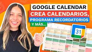 Como usar GOOGLE CALENDAR PARA ORGANIZARSE [upl. by Weidman503]