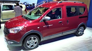 Dacia Dokker Stepway Blue dCi 95  Interior Exterior Walkaround  Brussels Motor Show [upl. by Neelyaj]