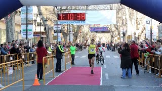 11040 Medio Maratón Xàtiva 20140223  2º General  1º M35 [upl. by Isabelle]