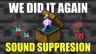 The Ultimate Minecraft Exploit 121 Sound Suppression and Unbreakable Blocks [upl. by Ydissac]