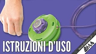 Testina per decespugliatore ACTIVE CON CARICAMENTO VELOCE DEL FILO  Istruzioni duso [upl. by Sahpec]