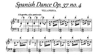 E Granados  Spanish dance Op 37 no 4 [upl. by Nesyrb595]