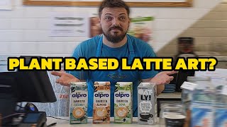 Testing Alternative milks for Latte Art  A Vegan Challenge [upl. by Anidualc597]