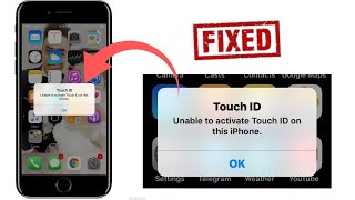 Fixed✅ Unable to Activate Touch ID On This iPhone  iPhone 678 [upl. by Gates]