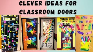 Welcome classroom door decoration ideasPreschool classroom door decoration ideasSchool Decoration [upl. by Nauhs]