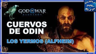 Cuervos de Odín  Los Yermos Alfheim  GoW Ragnarök  Guía de coleccionables [upl. by Biel]