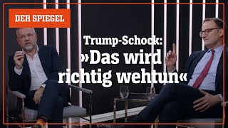 TrumpSchock Beginnt neue Weltordnung Jens Spahn amp Michael Roth im Spitzengespräch  DER SPIEGEL [upl. by Gorlicki]