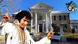 GRACELAND THE HOME OF ELVIS PRESLEY  Memphis Tenn  Full Tour Behind the Scenes amp Fun Facts [upl. by Inimak437]