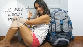 Cómo organizar la maleta para viajar a Asia  Truco para doblar camisetas [upl. by Orr398]