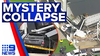 ‘Lucky escape’ Family sound asleep when Sydney home collapsed  9 News Australia [upl. by Odnalor]