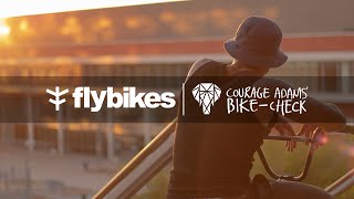 FLY  Courage Adams Bikecheck [upl. by Akienat]