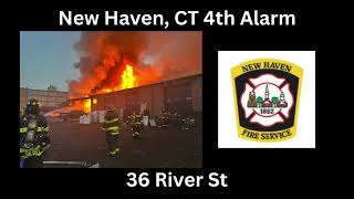 New Haven CT 4th Alarm Fireground Audio 103024 [upl. by Ahtamat]