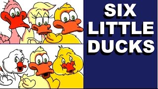 SIX LITTLE DUCKS  with Lyrics [upl. by Alli]