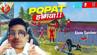 BEST SOLO VS SQUAD 🤯GAMEPLAY BUT POPAT HOGYA GARENA FREE FIRE 🔥  freefire gaming tondegamer [upl. by Schreib120]