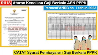 RILIS Aturan Kenaikan Gaji Berkala dan Kenaikan Gaji Istimewa PPPK  Cek Syaratnya [upl. by Nnylharas]