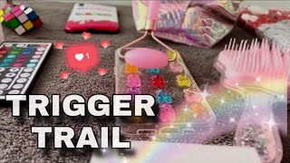 ASMR 1 HOUR TRIGGER TRAIL COMPILATION ✨ Fast Tapping amp Scratching on Random Triggers No Talking [upl. by Dirgni]