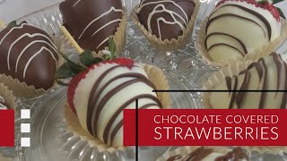 Chocolate Coated Strawberries by FOOD BITES [upl. by Elleirda]