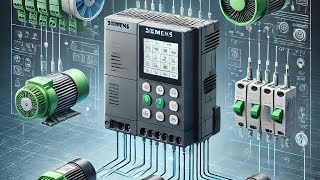 Siemens Plc Examples Motor control logic with push Switches for beginners [upl. by Ymmot]