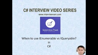 When to use IEnumerable vs IQueryable [upl. by Ettegroeg107]